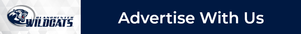 Blanchester Wildcats logo with "Advertise With Us"