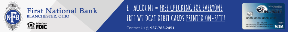 First National Bank of Blanchester Footer Advertisement