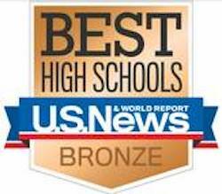 Best High Schools U.S News Bronze award