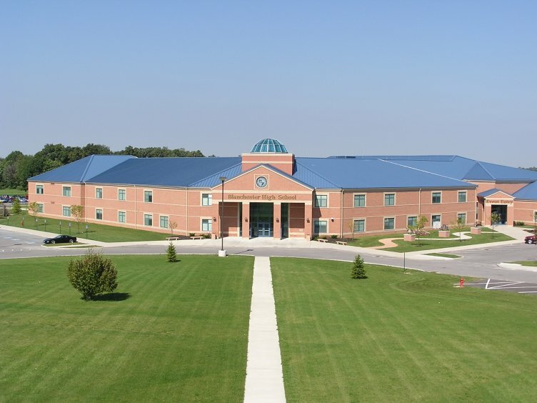 Blanchester High School building exterior